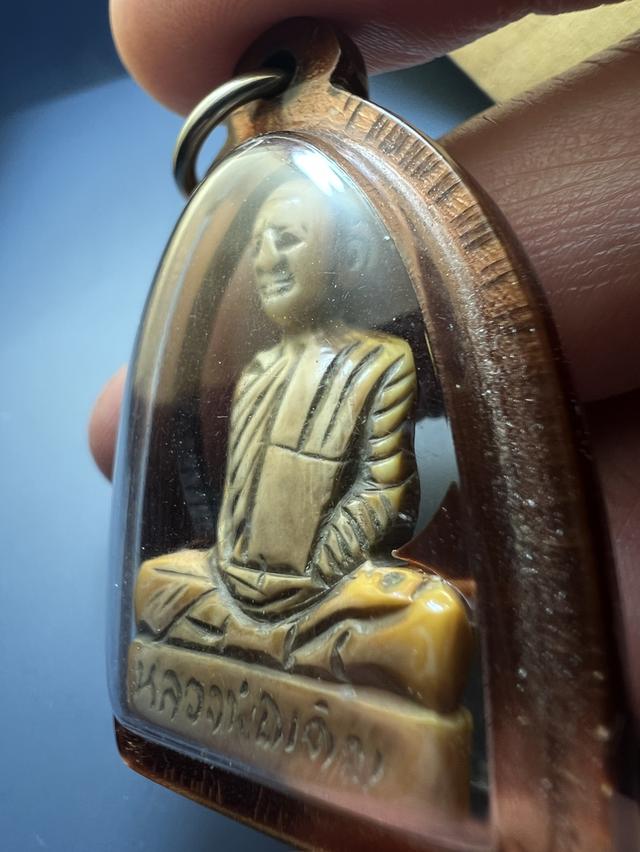 รูปหล่อแกะ หลวงพ่อเดิม วัดหนองโพ ไม่ทราบเนื้อ ไม่ใช่โลหะ ไม่ใช่ผง 7