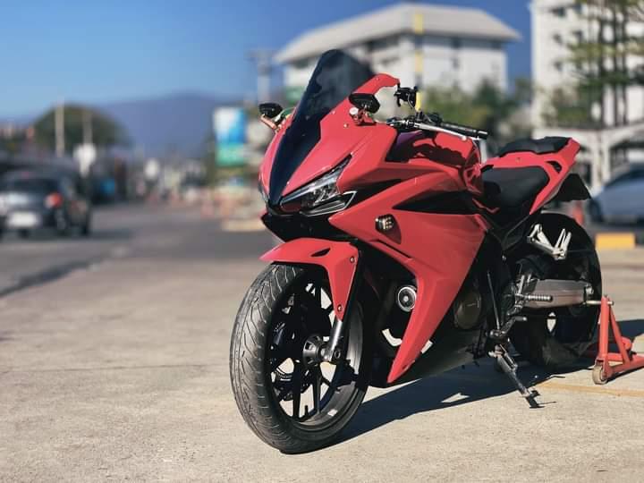 Honda CBR500 สีพีช 2