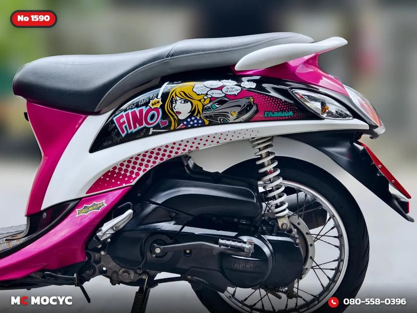 Yamaha Fino 115i 2013 วิ่ง10000โล เครื่องยนต์หัวฉีด รถบ้านแท้ เครื่องท่อเดิม มีเล่มเขียวชุดโอนครบ No.1590 รูปที่ 10
