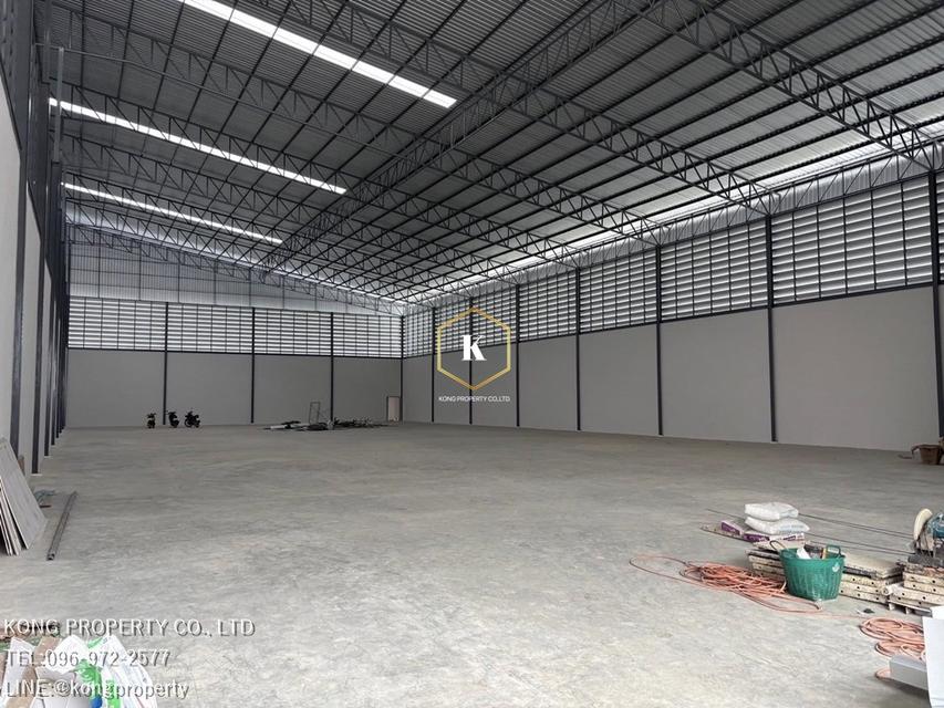 ให้เช่าโกดัง สร้างใหม่ สวนหลวง กระทุ่มเเบน สมุทรสาคร พื้นที่ 2,000ตรม 9