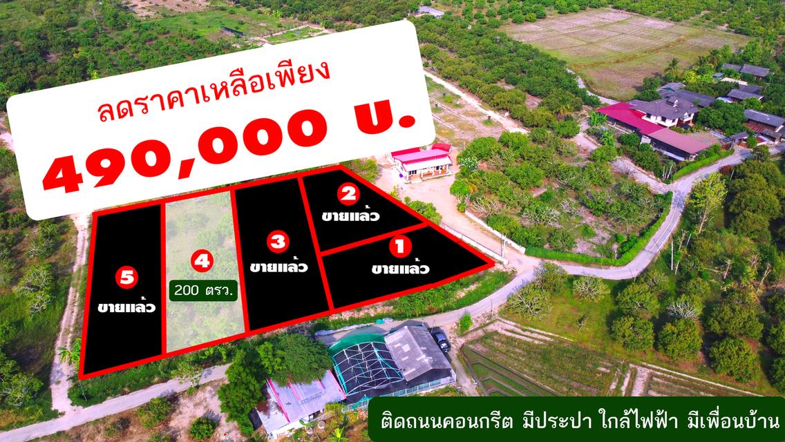 ขายถูกที่ดินแม่วาง 200 ตรว. - ไปสนามบินแค่ 30 นาที 1