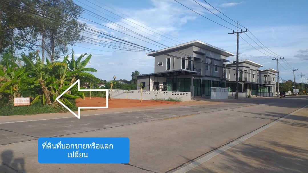 ขาย/ให้เช่า/หรือแลกเปลี่ยน ที่ดิน 3 ห้อง(66 ตร.ว.) ติดถนนสายสะพานพร้าว-ต.ตำนาน ห่างจากศาลากลางประมาณ 2 กม. อ.เมืองพัทลุง 1