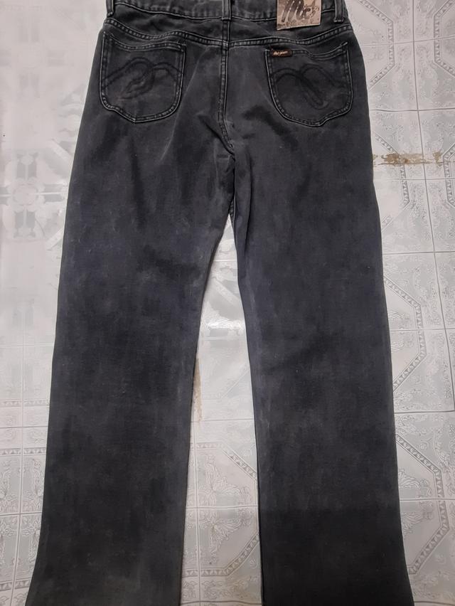 Mc Jeans สีดำเฟด วินเทจ ทรงกระบอก เอว 33” รูปที่ 2