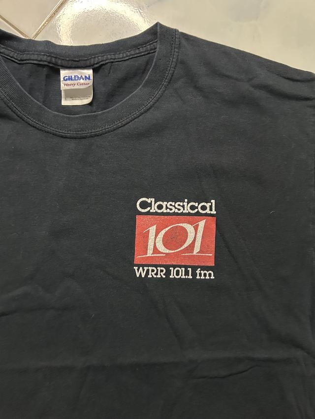 📻 [Vtg. Radio Station] เสื้อ Classical 101 (WRR 101.1 fm) - ไม่มีตะเข็บข้าง! รูปที่ 4
