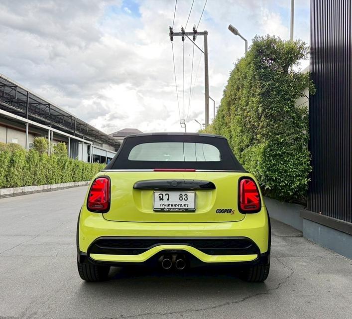 รหัสรถ AP83 Mini Cooper s Convertible รุ่นพิเศษ Sidewalk Edition ปี 2022 สี Zesty Yellow รูปที่ 5