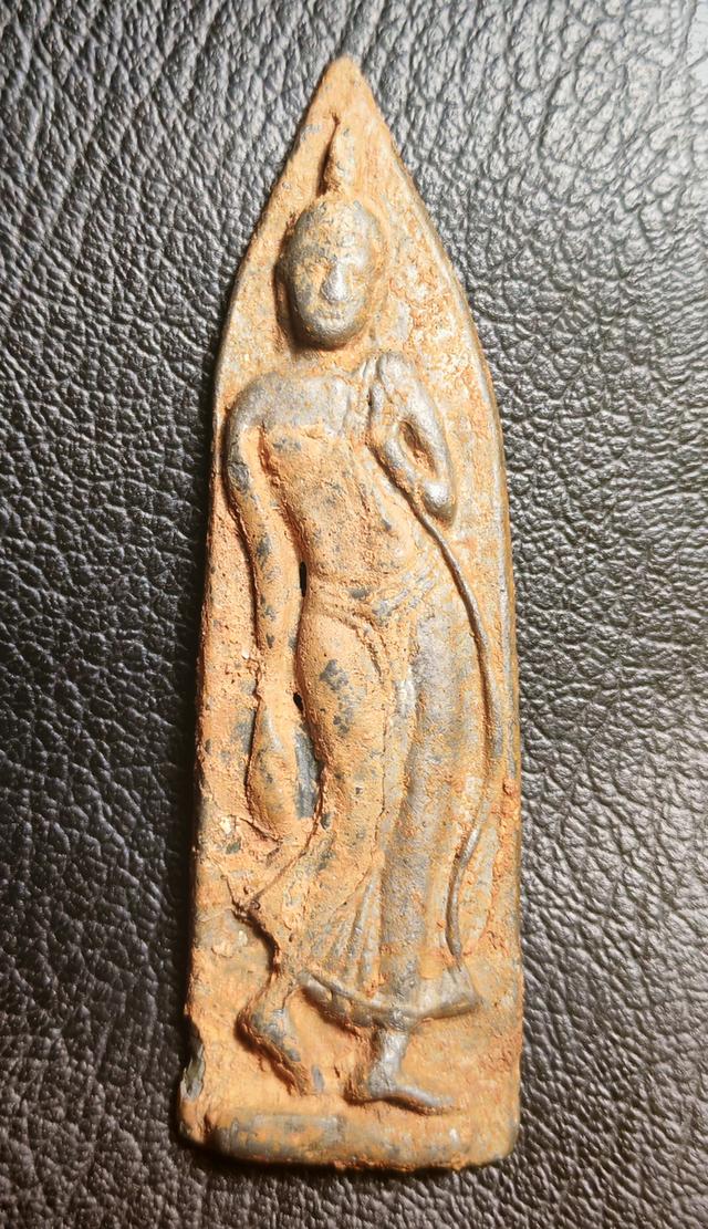 พระลีลาถ้ำหีบเนื้อชินสุโขทัย รูปที่ 8
