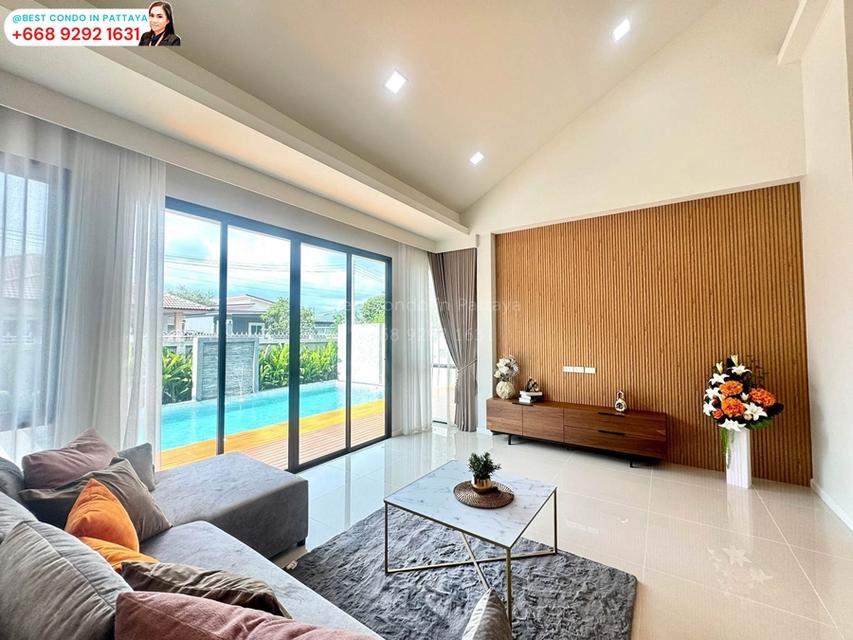 บ้านสร้างใหม่หลุดจอง ราคาดีเยี่ยม พร้อมเฟอร์นิเจอร์ครบ ฟังก์ชันจัดเต็ม ใกล้ทางด่วน-สุขุมวิท-หาดจอมเทียน! **#รหัสทรัพย์419** 19