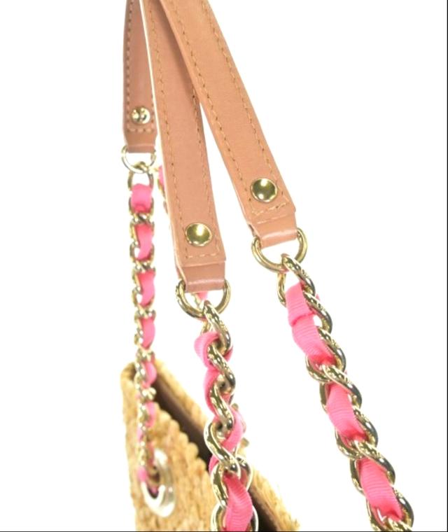 ✨ Kate Spade Raffia Bow Tote ✨กระเป๋าสานสไตล์ summer จาก Kate Spadeดีไซน์หวานมาก โบว์ชมพูเด่น น่ารักสุด ๆ 💕 รูปที่ 7