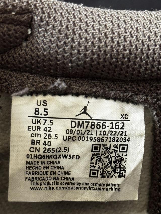 Nike Air Jordan 1 Low Travis Scott Reverse Mocha Brown White DM7866-162 รูปที่ 8