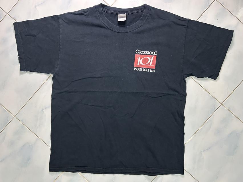📻 [Vtg. Radio Station] เสื้อ Classical 101 (WRR 101.1 fm) - ไม่มีตะเข็บข้าง! รูปที่ 1