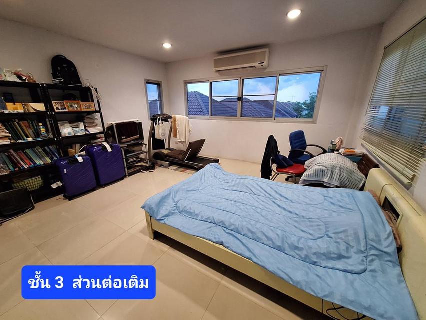 ขายบ้านเดี่ยว 2 ชั้น (สร้างเพิ่มเติมด้านหลังอีก 1 อาคาร 3 ชั้น) 55 ตร.วา (พื้นที่จริง 59 ตร.วา) ม.ลาดพร้าววิลเลจ นาคนิวาส 42 6