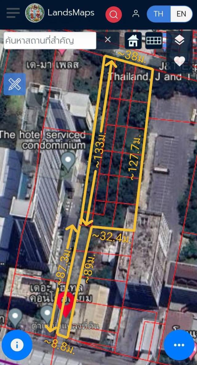 ขายที่ดินติดถนนรัตนาธิเบศร์ 20 อยู่ติดสถานีรถไฟฟ้า MRT บางกระสอ ด้านหลังที่ดินตินถนนซอยรัตนาธิเบศร์ 22 หน้ากว้าง 38 เมตร เหมาะสำหรับสร้างคอนโด 2