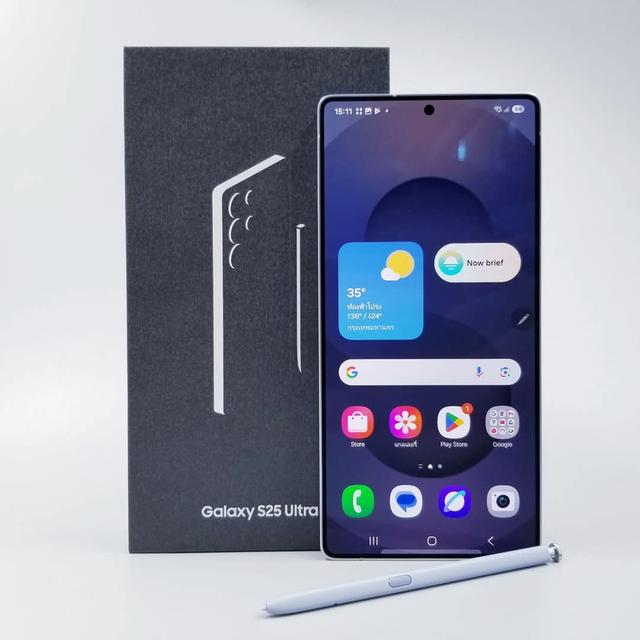 Samsung Galaxy S25 Ultra (12+256) Titanium Silverblue (5G) #ประกันศูนย์ยาว สภาพสวยใหม่เอี่ยม ไร้ตำหนิใดๆ ครบกล่อง สุดคุ้ม 🔥 เพียง 23,900 - ⚠️ ประกัน รูปย่อยที่ 3