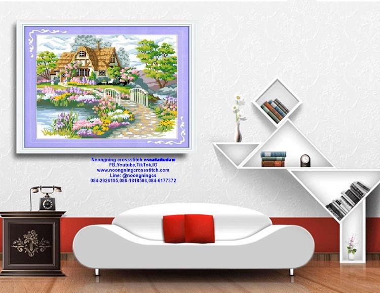 ร้าน Noongning Cross stitch ครอสติสพิมพ์ลาย จำหน่ายอุปกรณ์ครอสติส ภาพติดเพชร694 2