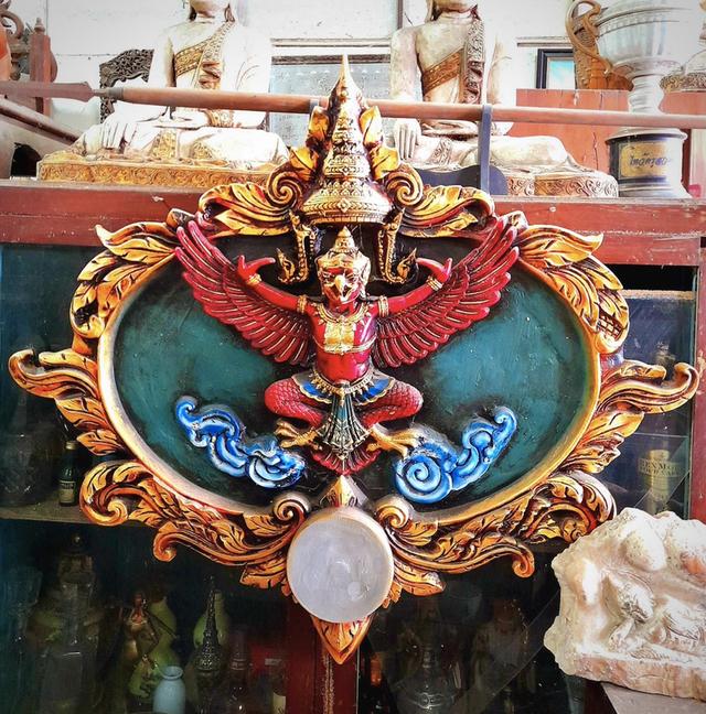 รูปหล่อพญาครุฑ ครุฑแขวนผนัง ขนาด100ซม