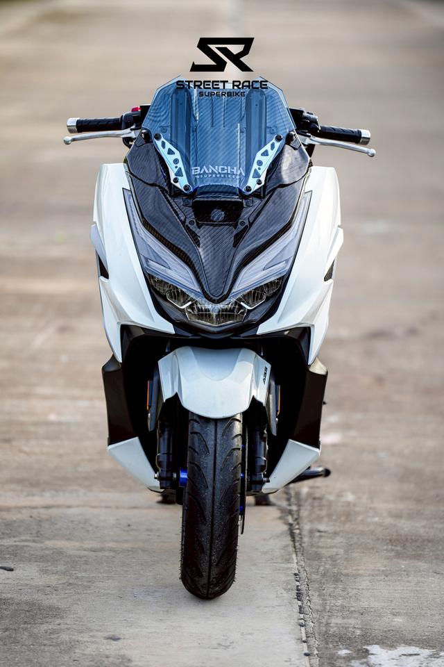 2021 Honda forza350 ปี 2021 สี ขาว-น้ำเงิน ลุคสะอาดตา เท่มีสไตล์ 13