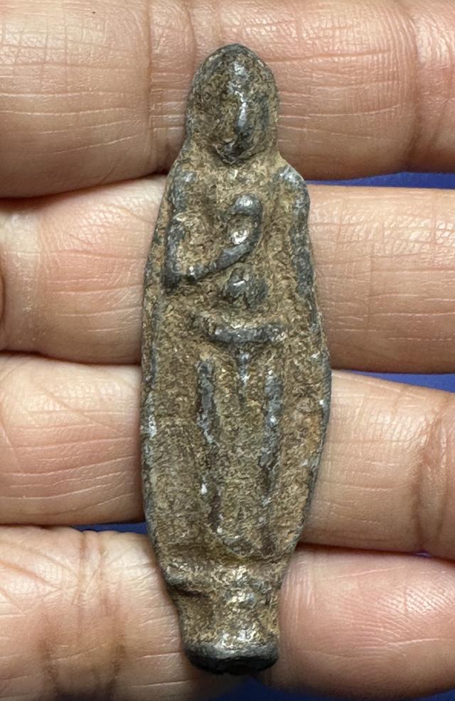 พระร่วงยืนสุโขทัย เนื้อชินเขียว