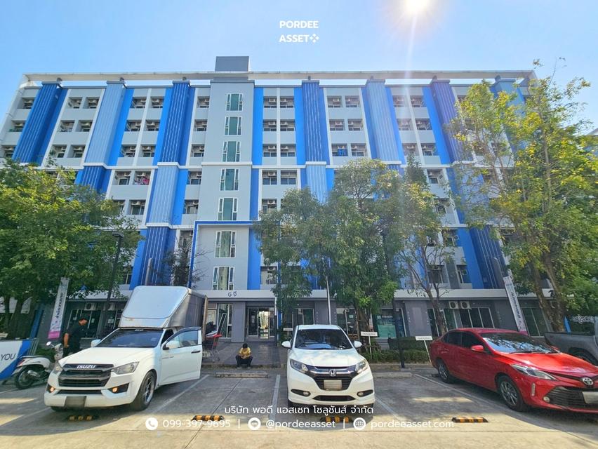 ขาย!! อยู่รวยคอนโด ชั้น 8 อาคาร G ตึกหน้าสุด (ขนาด 22 ตร.ม.) ซ.นวมินทร์ 135 บึงกุ่ม กทม. : Yuruay Condo 15