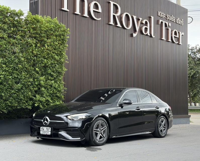 (แจ้งรหัสรถ AP797) Mercedes Benz C 220d AMG Line 2024 สีดำ