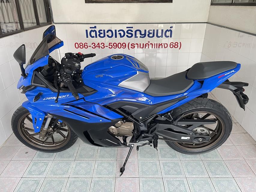 Demon GR200 4V โฉม2023 ไม่เคยล้ม สภาพใสกริ๊บ สีเดิมโรงงาน เครื่องดี เอกสารครบ ผ่อนได้ ไม่ต้องค้ำ วิ่ง5000 กลางปี66 4