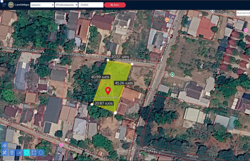 ที่ดิน ในเมืองขอนแก่น (211.9 ตร.วา) 3