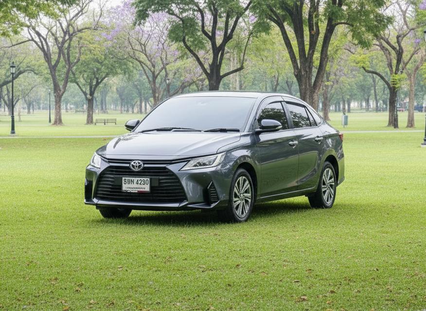 🔥ฟรีดาวน์ รถสวยมือเดียว ปีใหม่ ไมล์น้อย TOYOTA YARIS ATIV 1.2 PREMIUM LUXURY AT ปี 2024