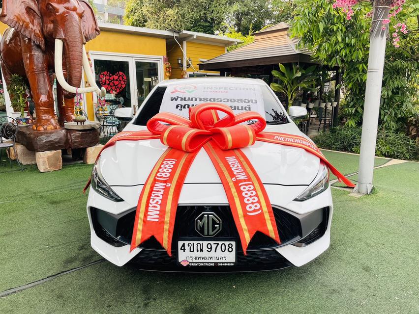 รุ่นท็อป ติดแก๊ส LPG 🚗MG 5 1.5X Sunroof i-Smart ปี 2024