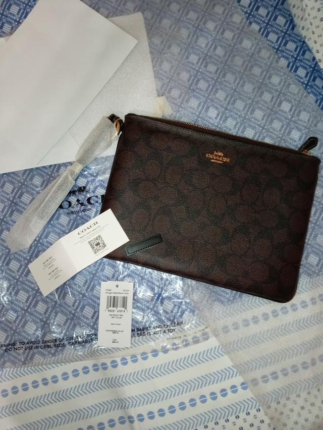 Coach Pouch Trio In Signature Canvas CC864 a IM/Light Khaki/Brown Multi  CC864 ㆍ IMUOH ㆍ ฝ รูปที่ 3