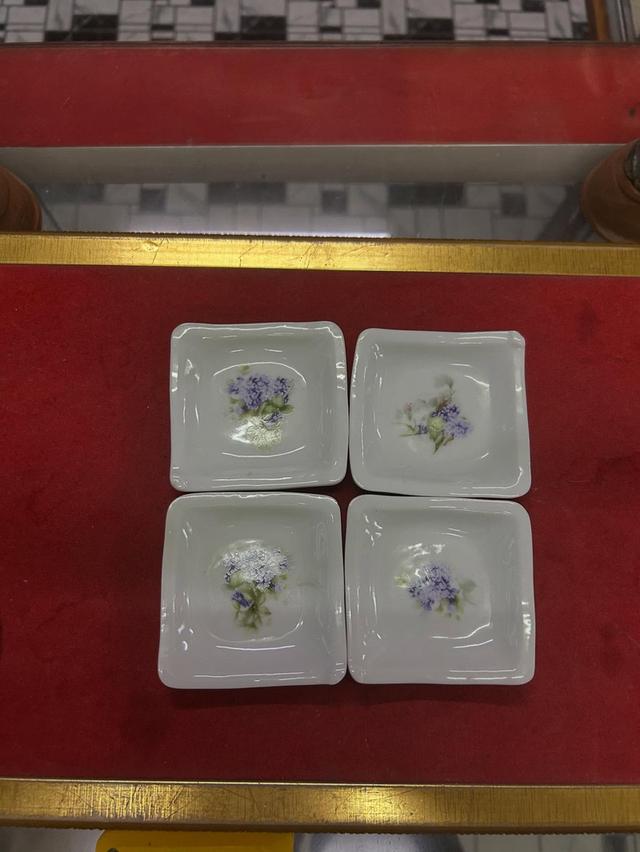 ถ้วยซอส 4 ชิ้น เซรามิก งานยุโรป 6