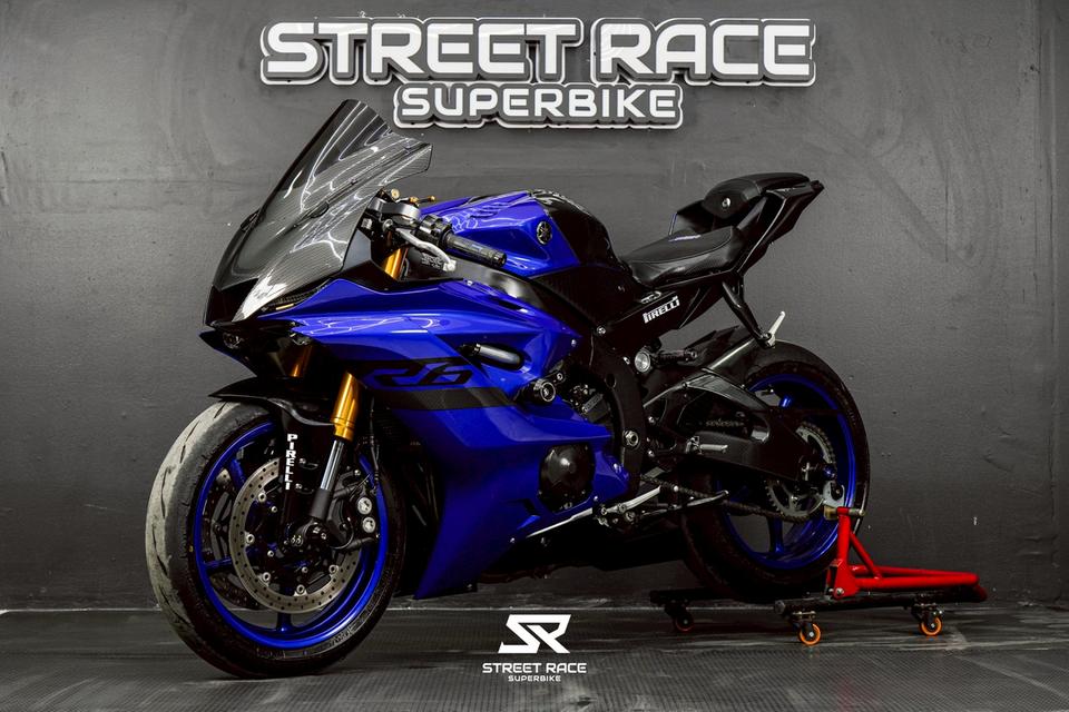 🔥 YZF-R6 ปี 2018 น้ำเงิน-ดำ | ตัวแรงสายสนาม ของแต่งแน่น ฟรีดาวน์! 🔥 รูปที่ 8
