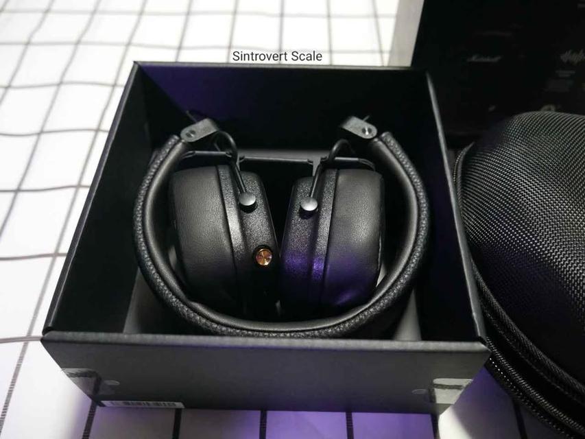 หูฟัง Marshall major iv Bluetooth 🎧 สีดำ มีกล่อง✨ของอยู่กรุงเทพนัดรับได้ หรือส่งแมสได้ สภาพนางฟ้า💯 รูปที่ 1