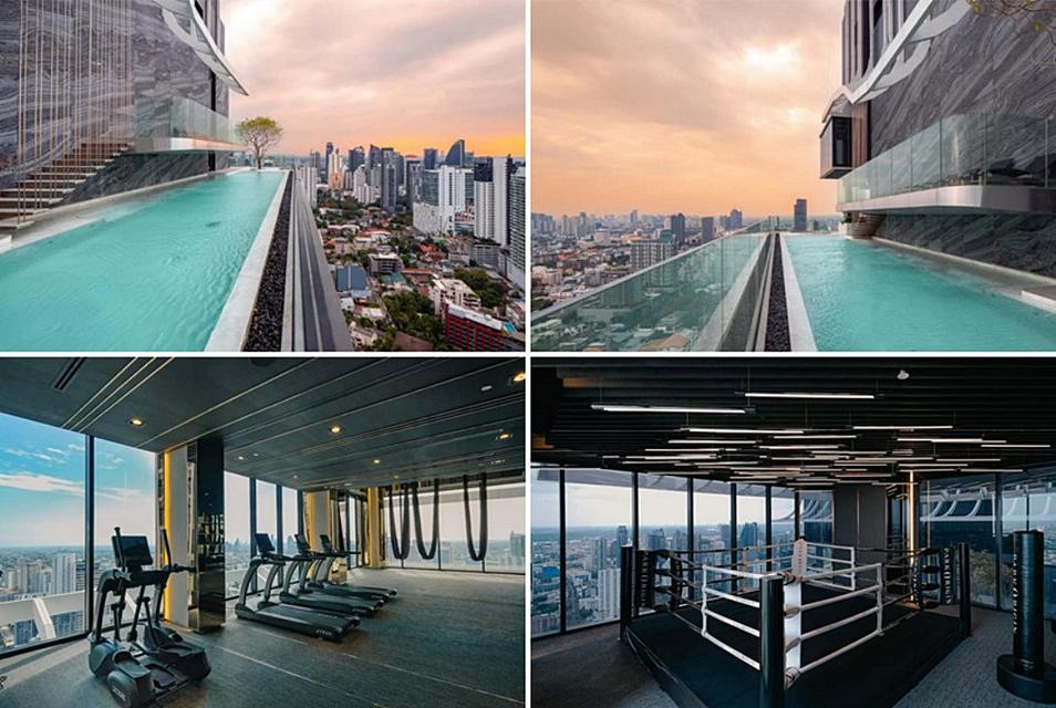 ให้เช่า หรือ ขาย Condo Park Origin Thonglor ใกล้ BTS ทองหล่อ Duplex 2 ชั้น 45 ตารางเมตร 2 ห้องนอน ชั้น30 ตึก C ตกแต่งครบ 9