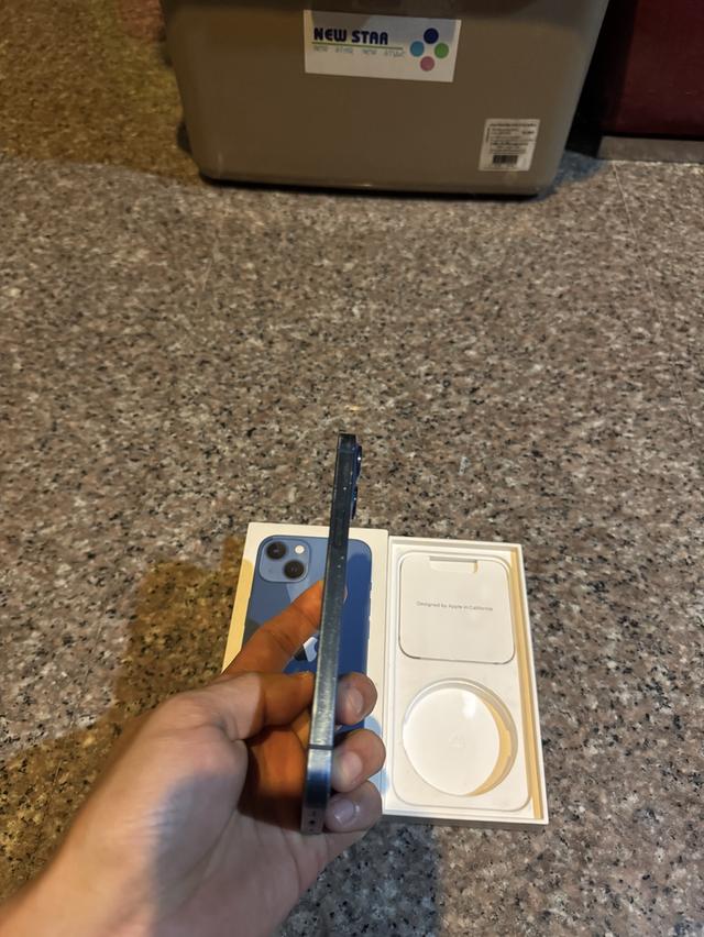 ขายไอโฟน13สีใหม่Blue128กิ๊กสูนTrueมีกล่องเครื่องเดิมๆหายากมากๆสภาพนี้