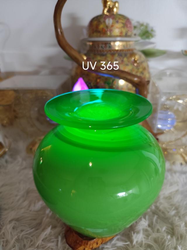 Urenium Vintage MCM Empoli 7" Brandy Snifter Emerald Green Glass Barware ฐานยูเรเนี่ยม Mid century 1960s รูปที่ 10
