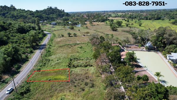 ขายที่ดิน 98 ตารางวา มีโฉนด ต.พรหมณี ติดถนนหลวง วิวเขาชัด ใกล้ รร.จปร. 16