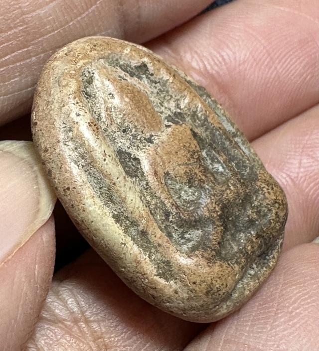 พระกำแพงซุ้มกอ พิมพ์กลาง มีราดำ 3