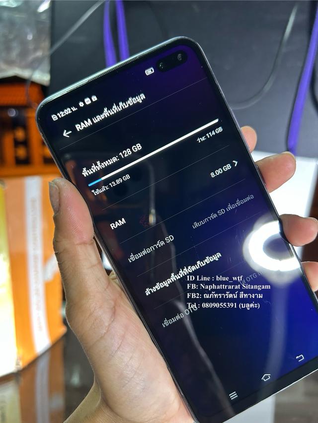 Vivo V19 จอ6.44นิ้ว Rom128 Ram8 กล้อง4เลนส์ สเปคแรง สภาพสวย ปกติ ได้ทุกซิม 2