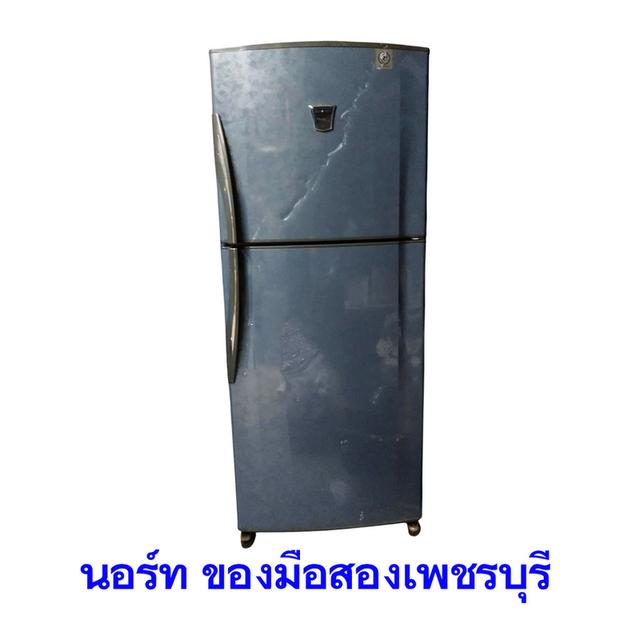 พร้อมใช้งาน SHARP ตู้เย็น 2 ประตู รุ่น SJ-X380T-DS มือสอง