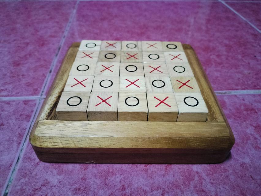 เกมส์ไม้ XO บล็อค 5*5 เกมส์กระดาน XO ฝึกทักษะ