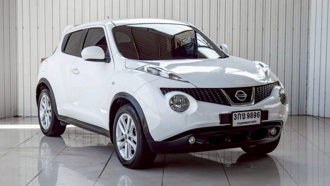 #NISSAN JUKE, 1.6 V ปี 2014 สีขาว โฉม ปี10-ปัจจุบัน👉 ไมล์น้อยมาก 151,103 km.ราคาขาย                                 228,000 บาท🔰เอกสารดีฟรีดาว