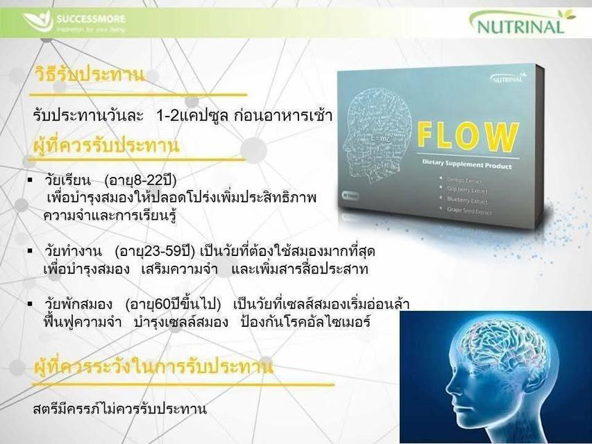 ขายอาหารเสริมบำรุงสมองและฟื้นฟูระบบประสาท สารสกัดจากธรรมชาติ 6