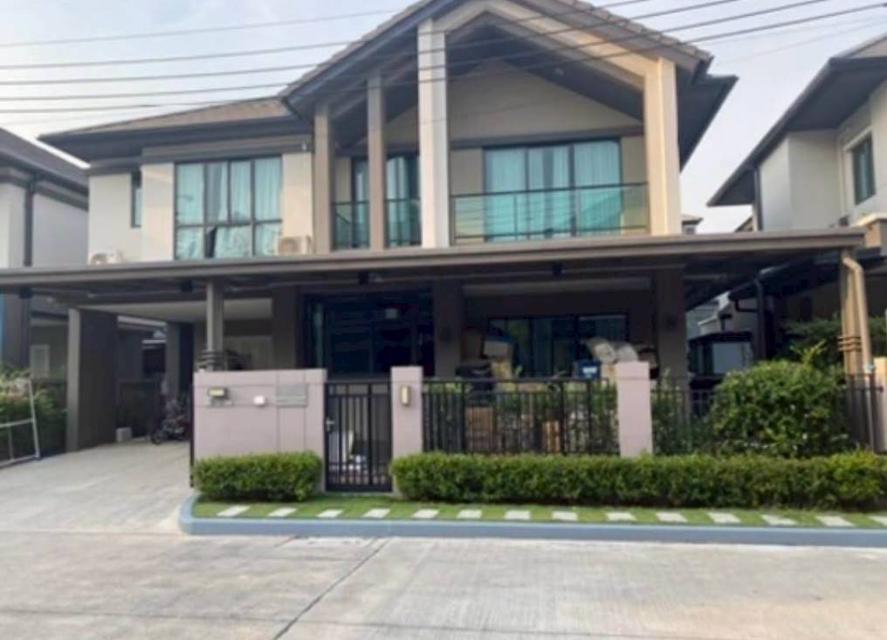 ให้เช่าบ้านเดี่ยว 2 ชั้น 3 ห้องนอน โครงการ บางกอกบูเลอวาร์ดพระราม9-2 (ด่านทับช้าง) ใกล้โรงเรียน นานาชาติไบรท์ตัน เขต สะพานสูง เฟอร์นิเจอร์พร้อม 1