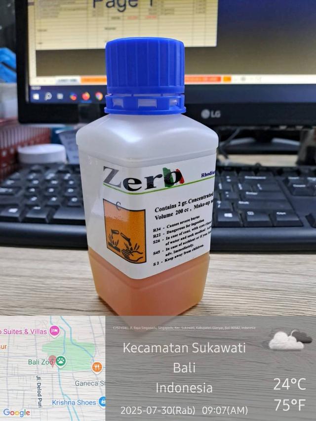 น้ำยาชุบโรเดียม Rhodium solution 8