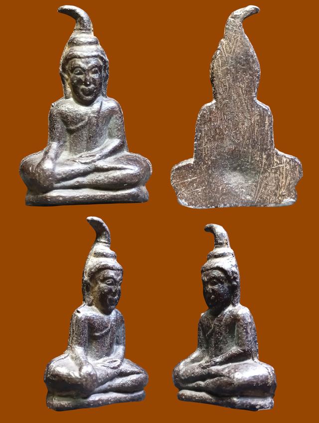 เปิด พระท่ากระดาน กรุศรีสวัสดิ์เนื้อสัมฤทธิ์แก่เงิน สภาพเดิมๆสวยงาม