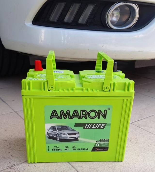 แบตเตอรี่รถยนต์ AMARON สำหรับรถเก๋งเล็ก 1