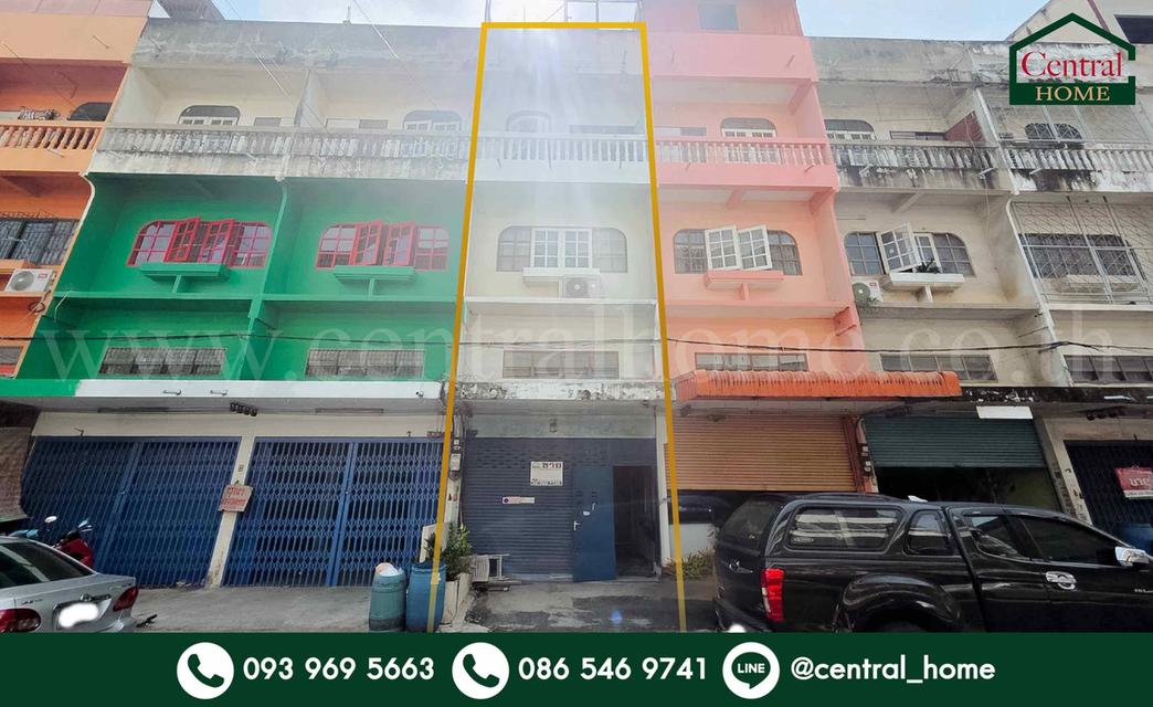 อาคารพาณิชย์ 4 ชั้น ซอยเพชรเกษม 93 ใกล้ตลาดอ้อมน้อย  1