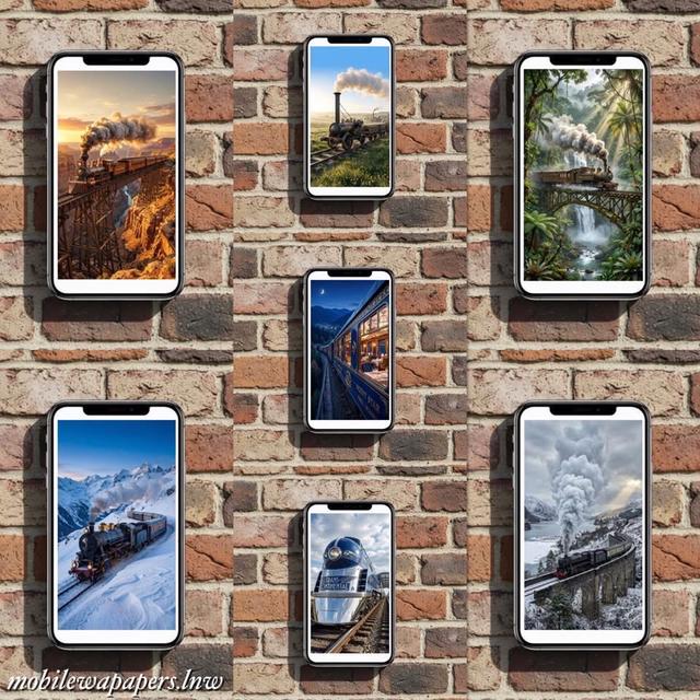วอลเปเปอร์มือถือ วอลเปเปอร์โทรศัพท์ ภาพชุดรถไฟโบราณ วอลเปเปอร์สวยสวย Lucky Mobile Phone Wallpaper รูปที่ 1