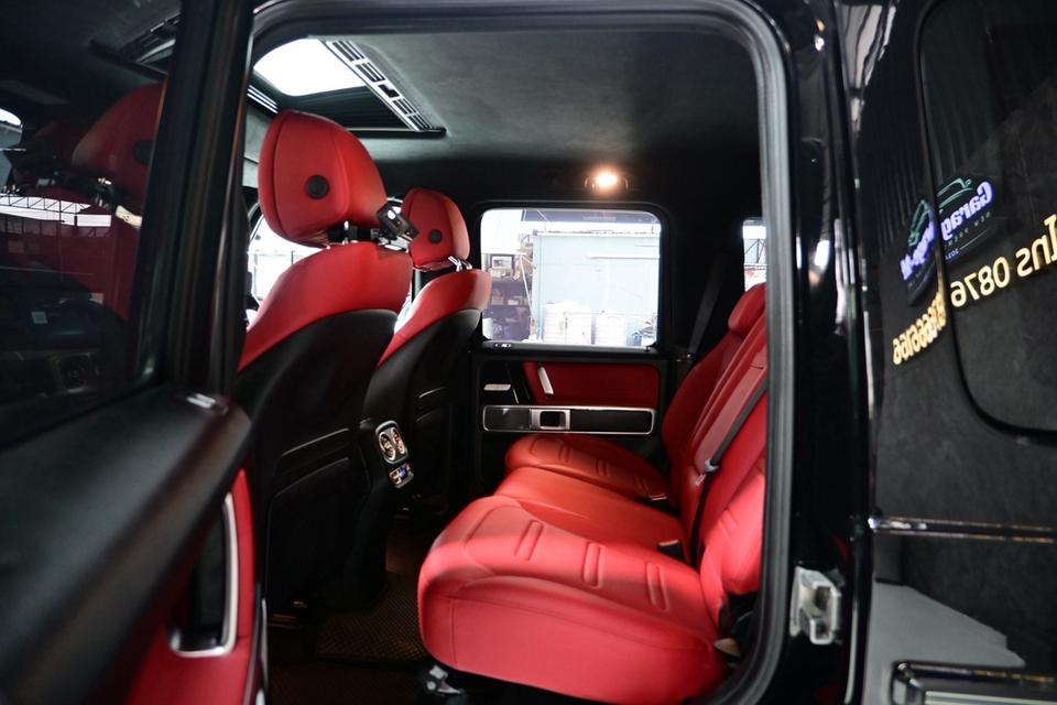 (แจ้งรหัสรถ JRS8999) MERCEDES-BENZ G400d สีดำ ภายในแดง ลงตัวมากๆ รูปที่ 16