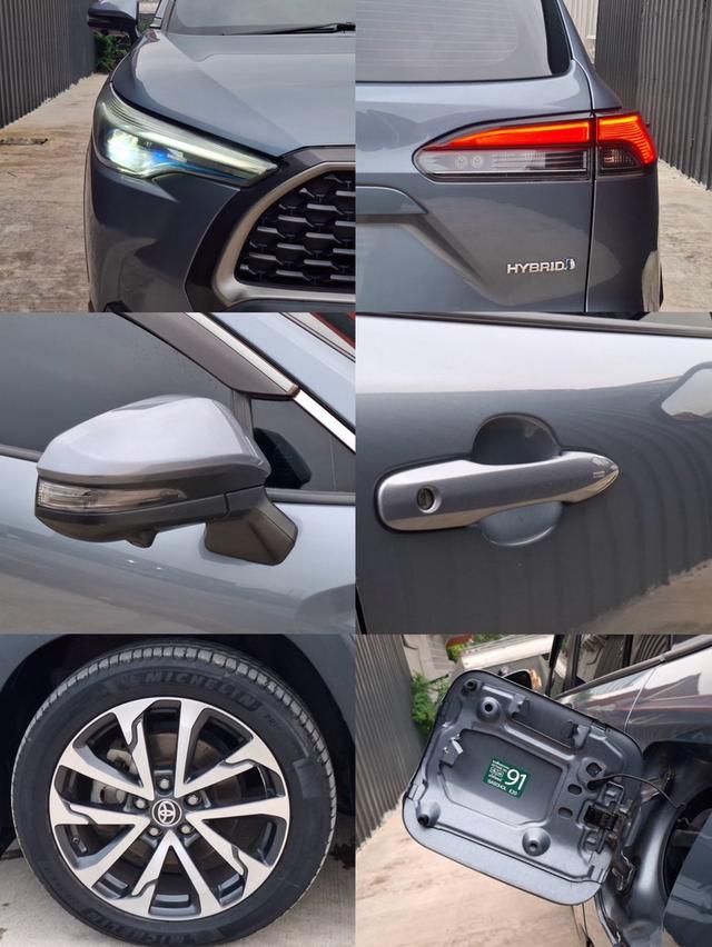 (แจ้งรหัสรถ KN6351) TOYOTA COROLLA CROSS, 1.8 HYBRID PREMIUM SAFETY ปี2021 (ตัวท็อป ซันรูฟ) รูปที่ 15