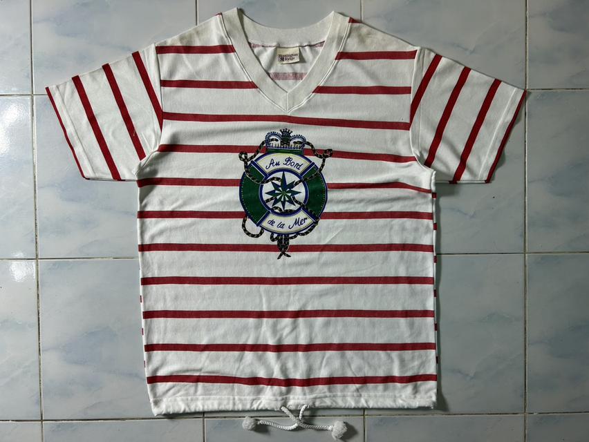 [ขาย] ⚓️ Rare Vintage 90s Huntington Ridge - "Nautical V-Neck" รูปที่ 1